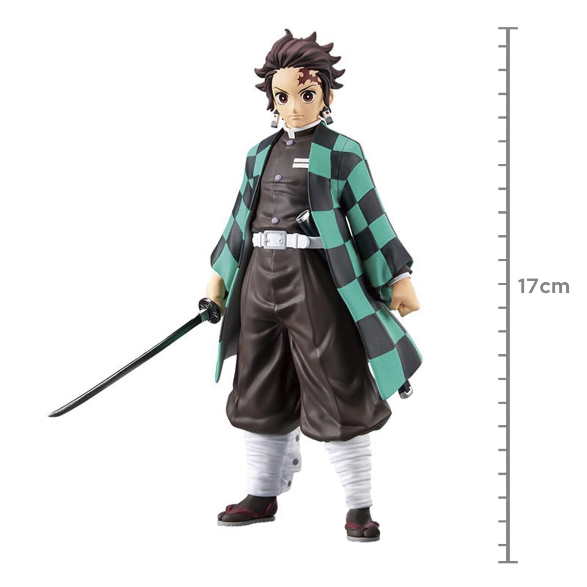 Banpresto Figurine Tanjiro Kamado Demon Slayer Kimetsu No Yaiba 15 cm BP19460 Multicolore
