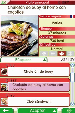 NDS Cooking avec 