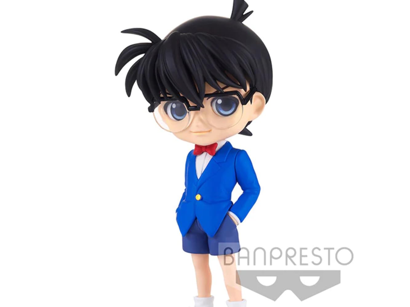 Banpresto Figura Q Posket Conan Edogawa Ii (Ver.A) - Detective Conan 13cm Bp18251 Multicolor