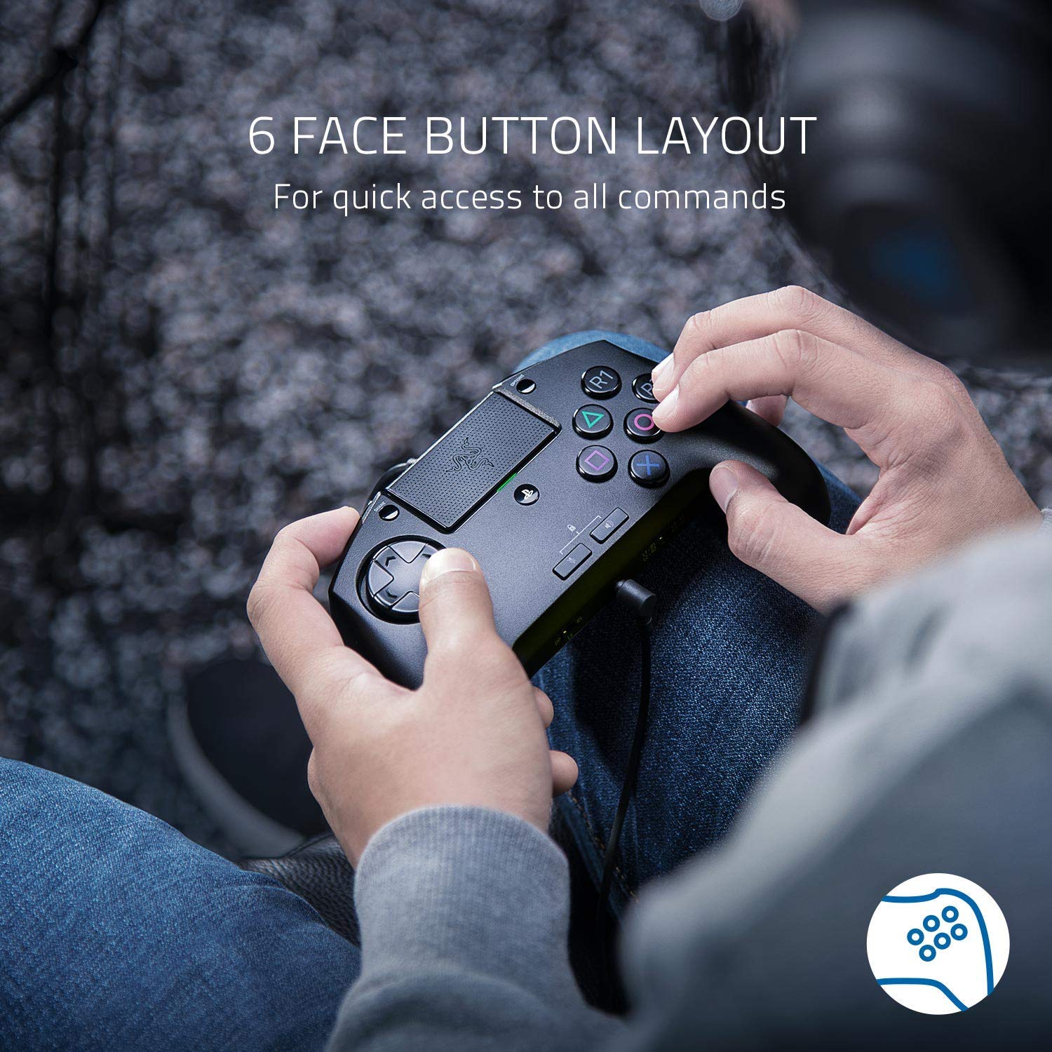 Raizer Raion Fightpad For PS4 - y PS5, Arcade fightpad