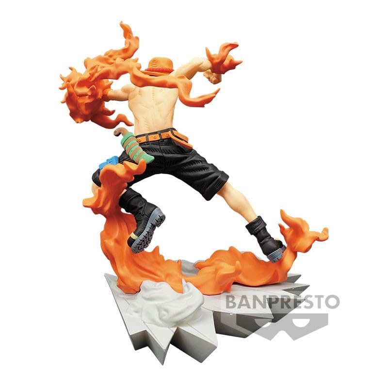 Banpresto Figura De AccióN Portgas D Ace One Piece, Senkozekkei 9cm Bp19492 Multicolor