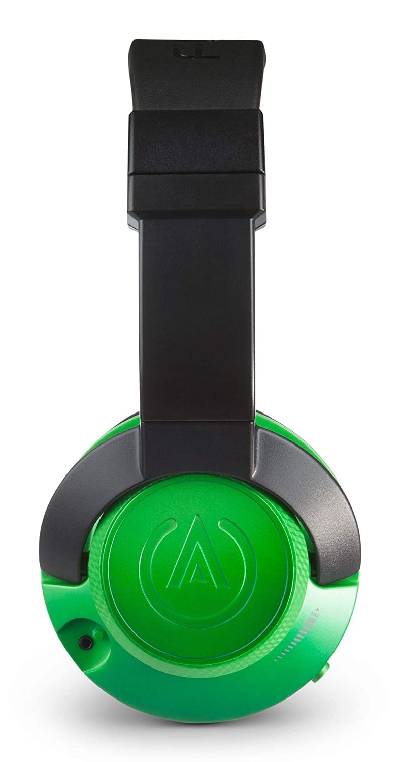 Powera Fusion - Auriculares Con Cable Y MicróFono Para Juegos, Controles En Orejeras, Para Pc, XBOX - , PS4 y dispositivos móviles, color verde esmeralda decolorado