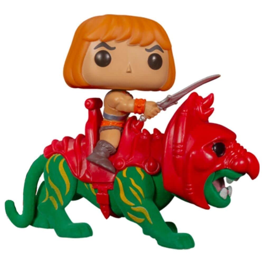 Funko Pop! Ride Deluxe: Masters Of The Universe - He-Man On Bc - Afelpado - Masters Del Universo - Figura De Vinilo Coleccionable - Idea De Regalo- Mercancia Oficial - Juguetes Para NiñOs Y Adultos