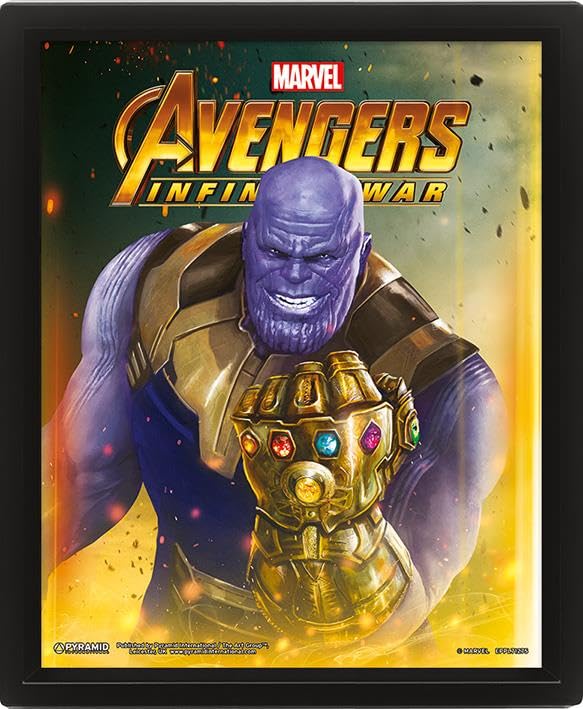 Avengers Infinity War - Poster 3d Thanos