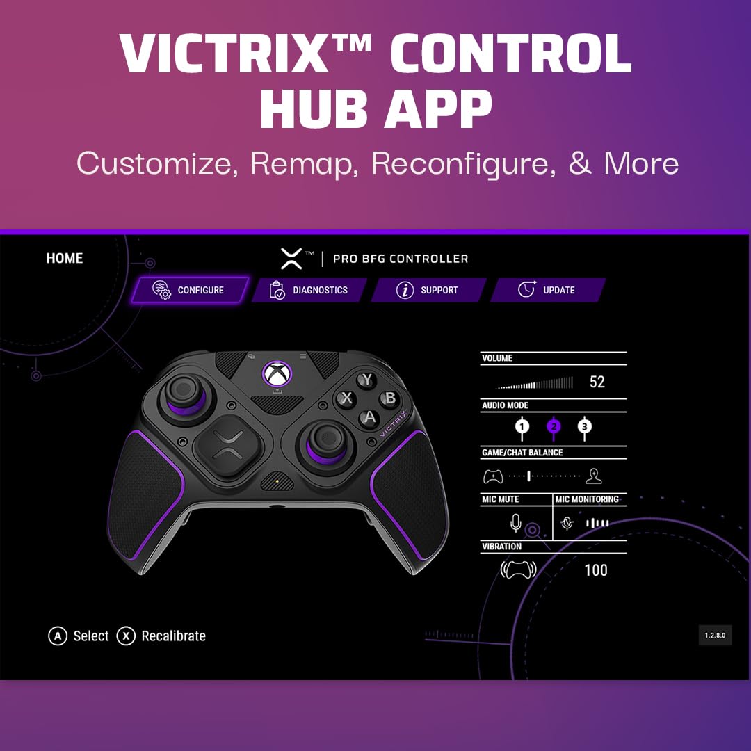 Mando Victrix Pro Bfg Negro Modular Personalizable ( XBOX - One/Series X/PC) - Inalámbrico