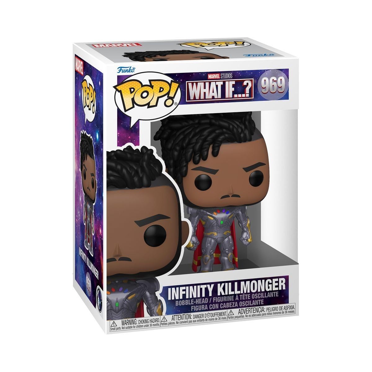 Funko Pop! Marvel - The King - What If - Infinity Killmonger - Marvel What If - Figura De Vinilo Coleccionable - Idea De Regalo- Mercancia Oficial - Juguetes Para NiñOs Y Adultos - Tv Fans