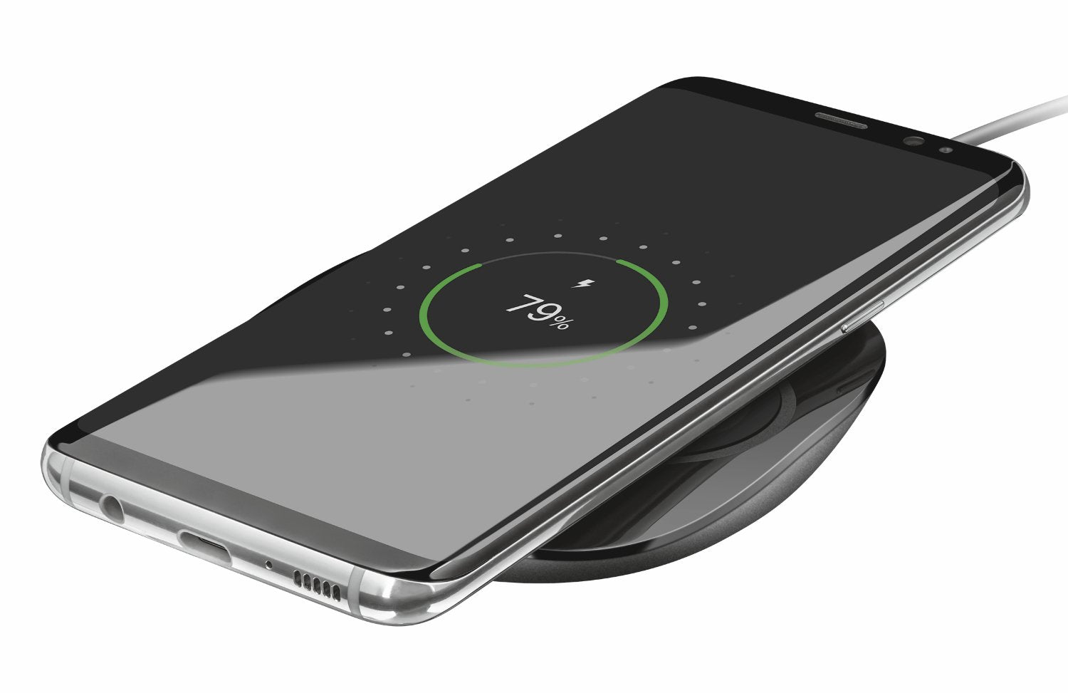 Cargador Trust Urban Cito10 Negro InaláMbrico (Smartphones) - Para MóViles