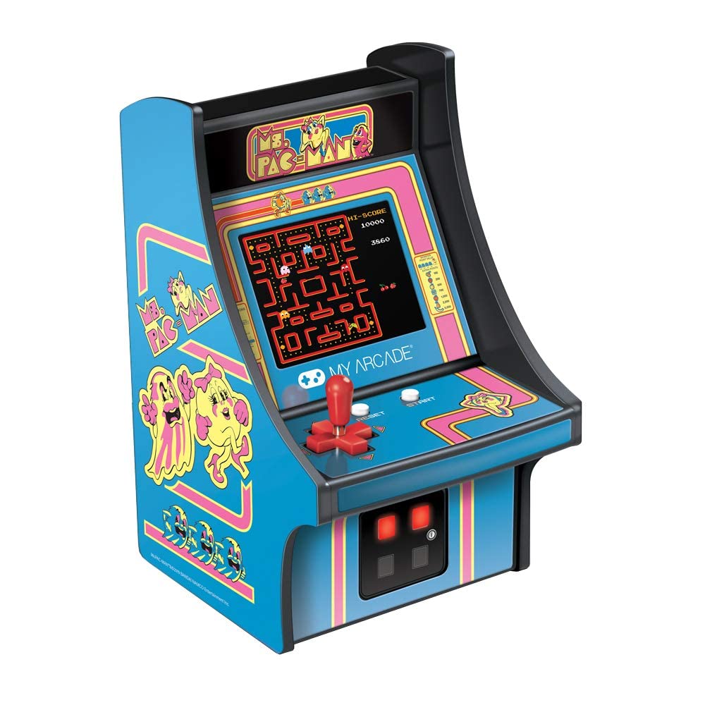 My Arcade Micro Player - Retro Arcade Miss Pac-Man Console - Portable Electronic Game
