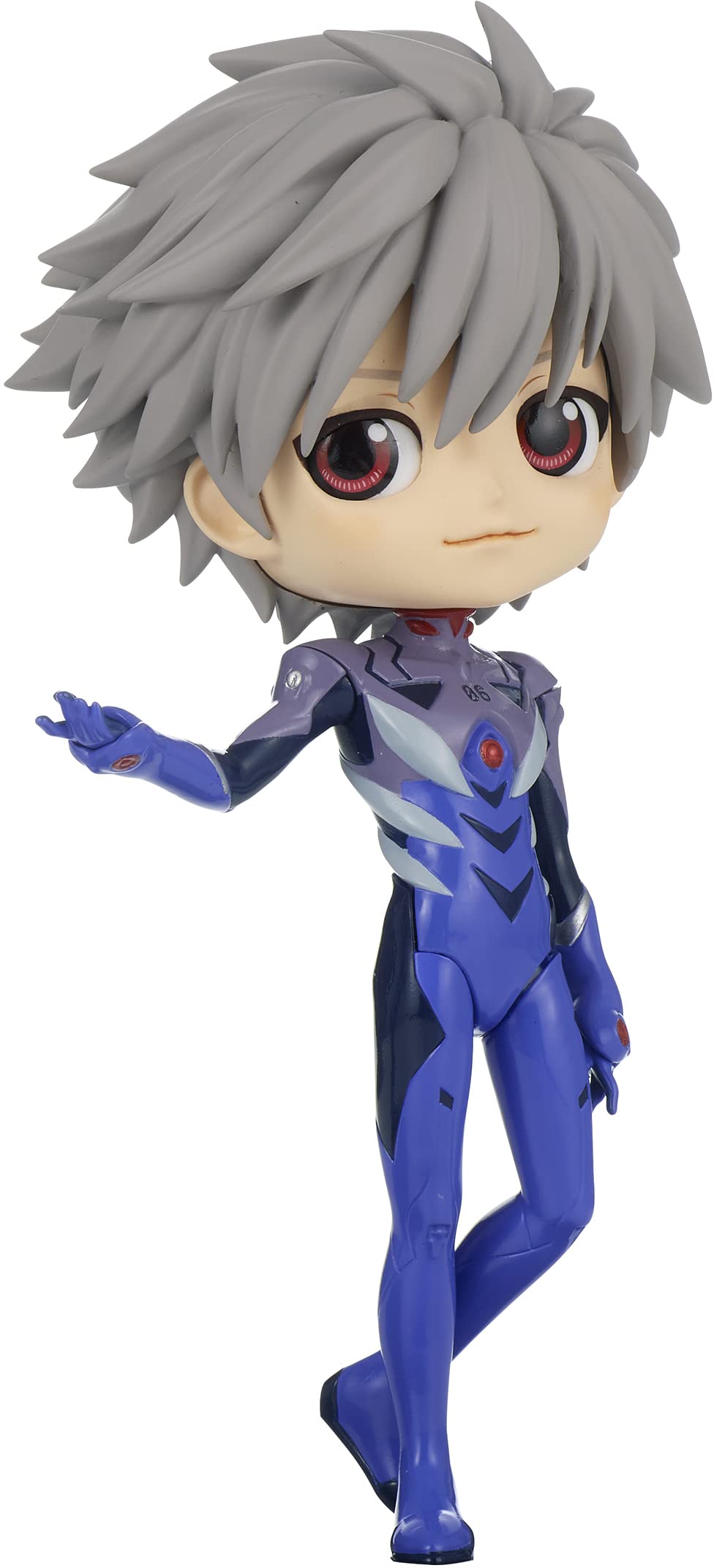 Banpresto Bp18432 Figura Q Posket Kaworu Nagisa (Version B) Evangelion: New Theatrical Edition 14 Cm, Multicolor