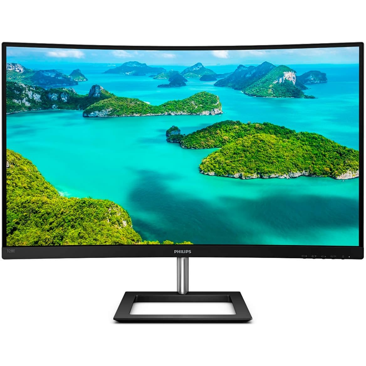 Monitor Profesional Curvo Philips E-Line 328E1CA 31.5'/ 4K/ Multimedia/ Negro