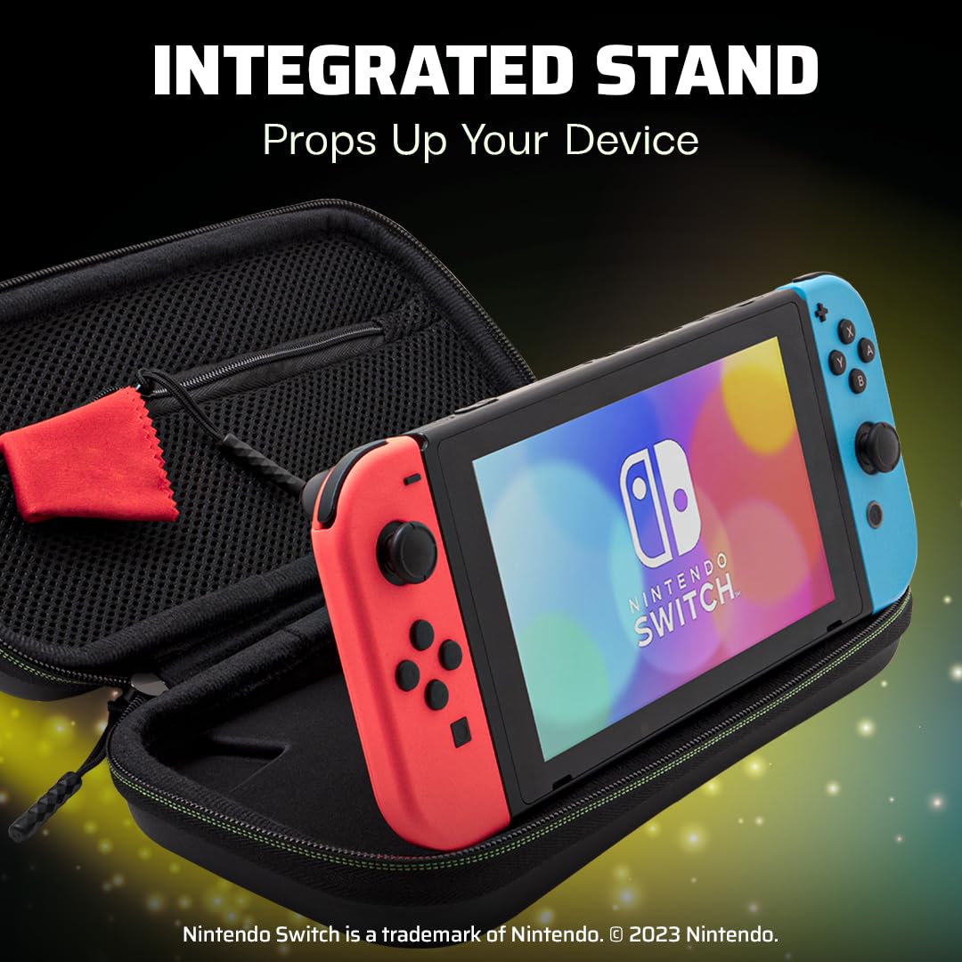 Funda Pdp Plus Glow Super Star ( NINTENDO SWITCH - /Switch Lite/Switch OLED) - Almacenamiento para viaje