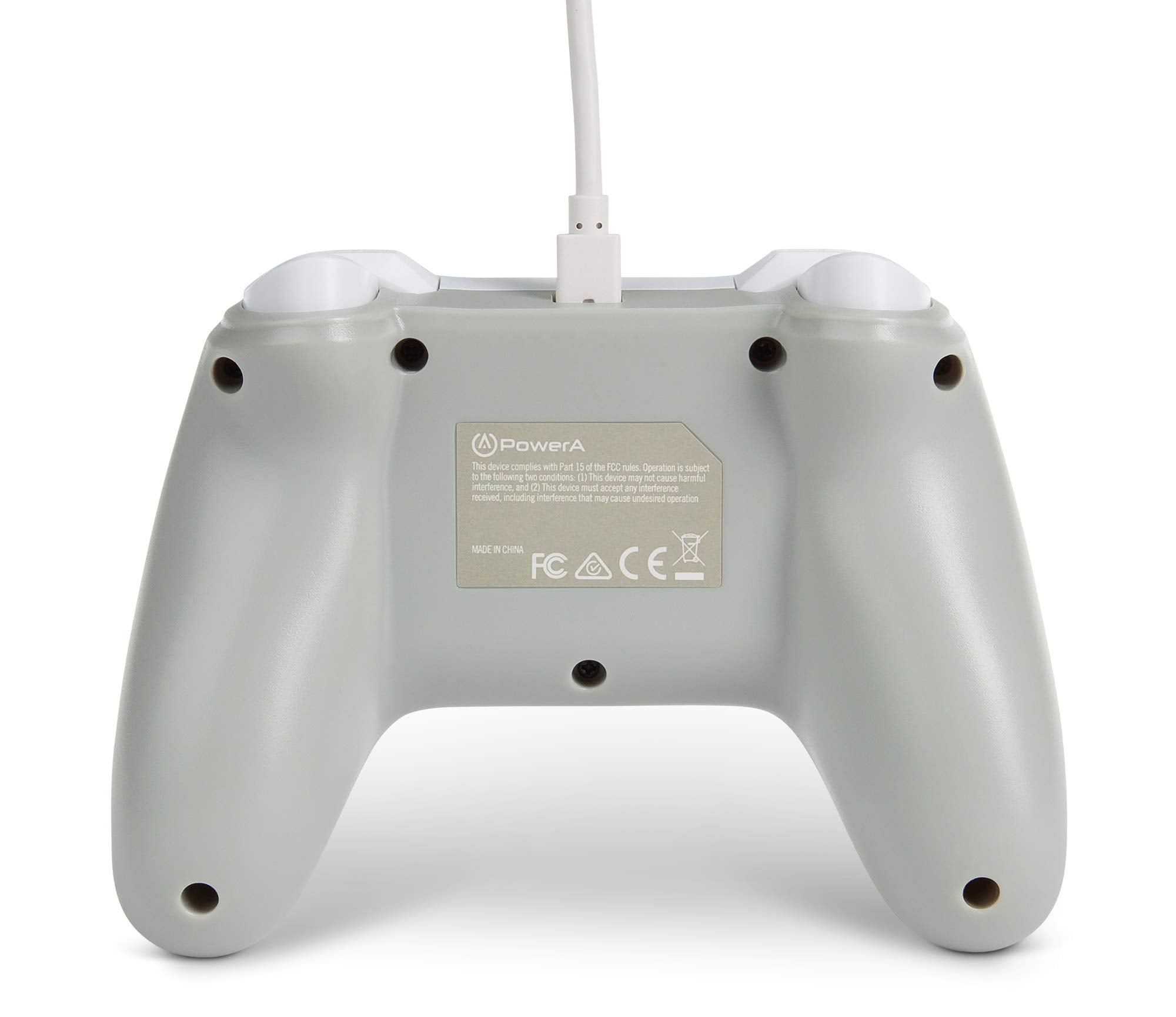 Manette filaire PowerA pour Nintendo Switch - Blanc
