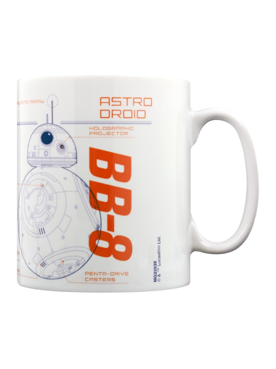 Pyramid International Taza Star Wars Episode Vii Bb8 Sketch, CeráMica, Multicolor, Unico