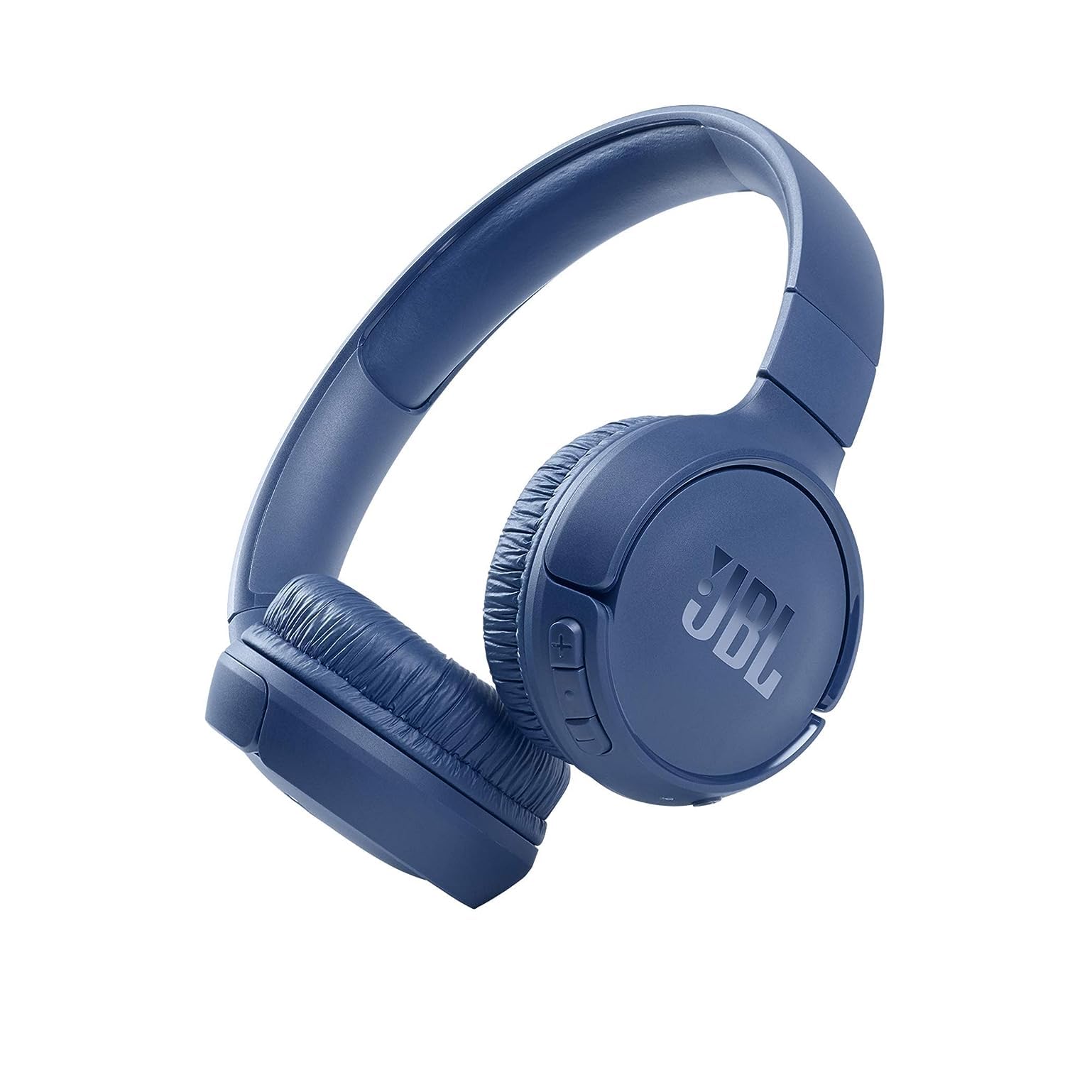 JBL Tune 510 BT Auriculares inalámbricos on-ear con tecnología Bluetooth, ligeros, cómodos y plegables, hasta 40h de batería, Siri y Asistente de Google, con conexión multipunto, azul