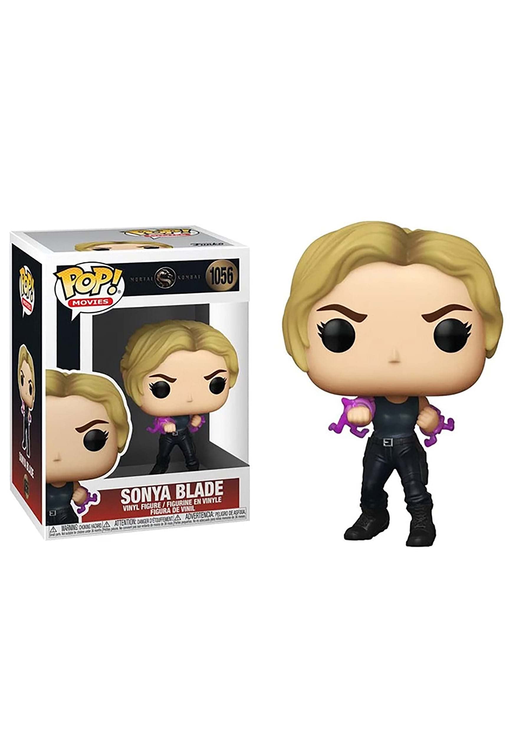 Funko Pop! Movies: Mortal Kombat - Sonya Blade - Collectable Vinyl Figure For Display - Gift Idea - Official Merchandise - Toys For Ki DS - & Adults - Movies Fans - Model Figure For Collectors