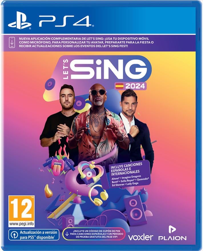 Lets Sing 2024 S.V. PS4 - PAL ESP - Nuevo