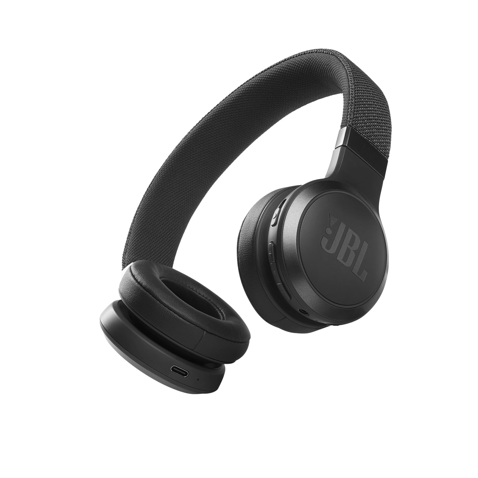 JBL LIVE 460 NC Auriculares supraaurales inalámbricos con cancelación adaptativa de ruido, tecnología Bluetooth, hasta 50h de batería sin NC, asistente de voz y conexión multipunto, negro