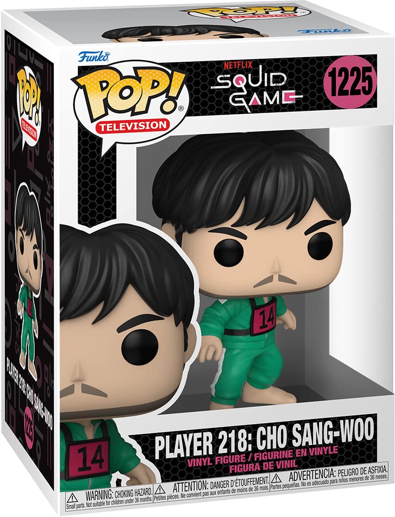 Funko Pop! Tv: Squid Game - Sang-Woo 218 - El Juego Del Calamar - Figura De Vinilo Coleccionable - Idea De Regalo- Mercancia Oficial - Juguetes Para NiñOs Y Adultos - Tv Fans