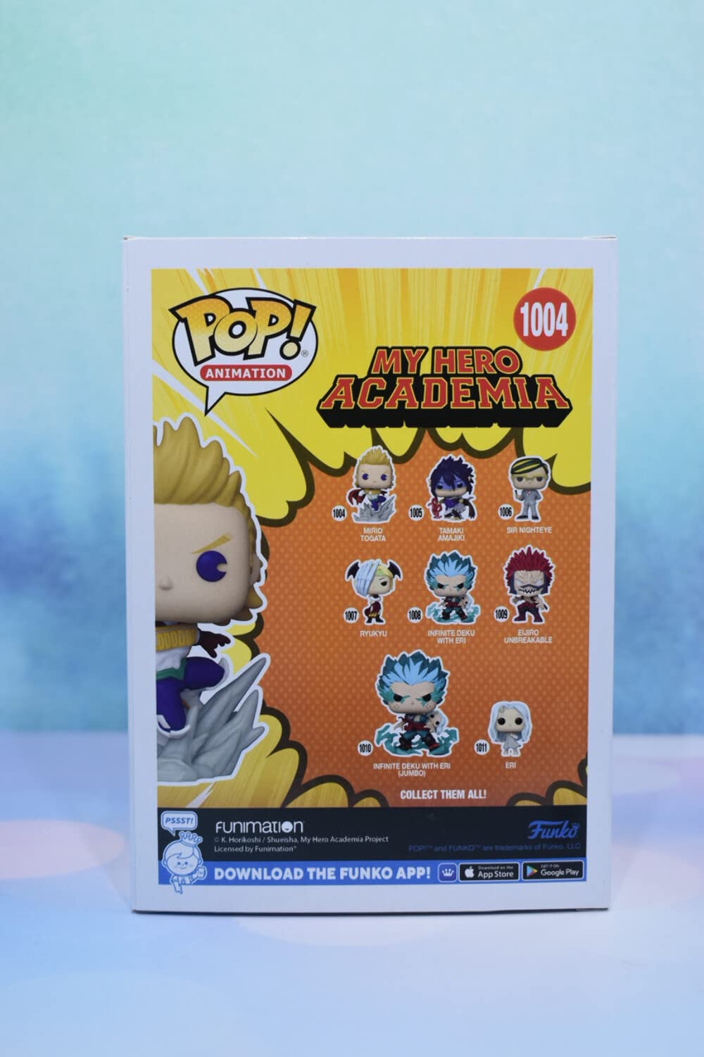 Funko Pop! Animation: Mha - Mirio Togata - Lemillion - Le Million - My Hero Academia - Figura De Vinilo Coleccionable - Idea De Regalo- Mercancia Oficial - Juguetes Para NiñOs Y Adultos - Anime Fans