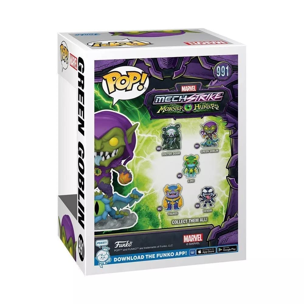 Funko Pop! Marvel: Monster Hunters - Green Goblin - Marvel Comics - CóMics Marvel - Figura De Vinilo Coleccionable - Idea De Regalo- Mercancia Oficial - Juguetes Para NiñOs Y Adultos