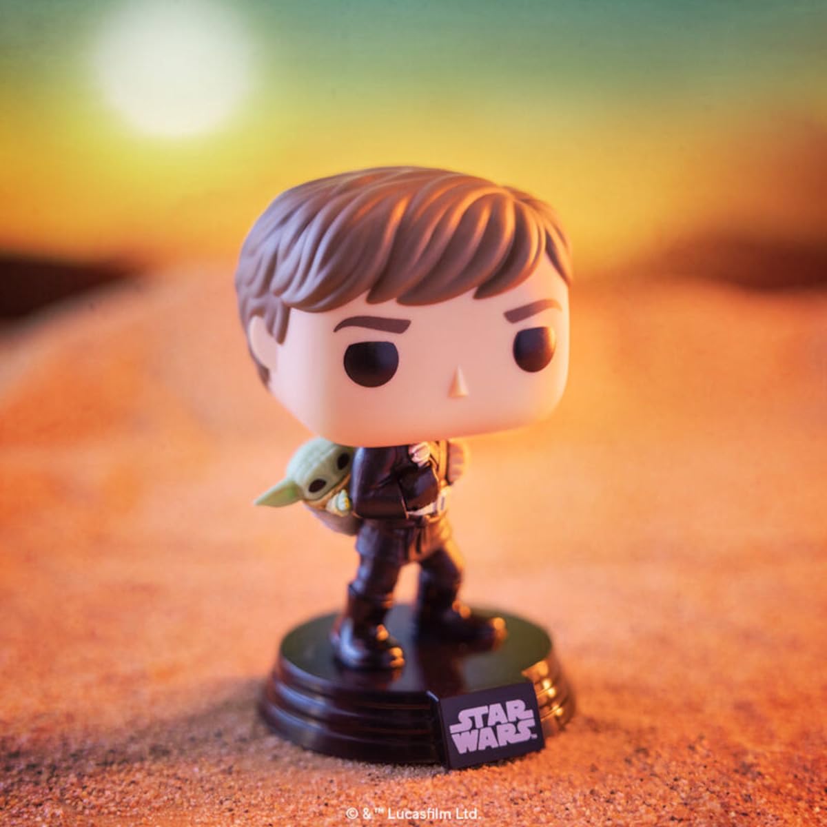 Funko Pop! Star Wars : BoBF - Luke Skywalker - Entraînement - Star Wars : Le Livre de Boba Fett - Figurine en Vinyle à Collectionner - Idée Cadeau - Marchandise Officielle - Jouets pour Enfants et Adultes