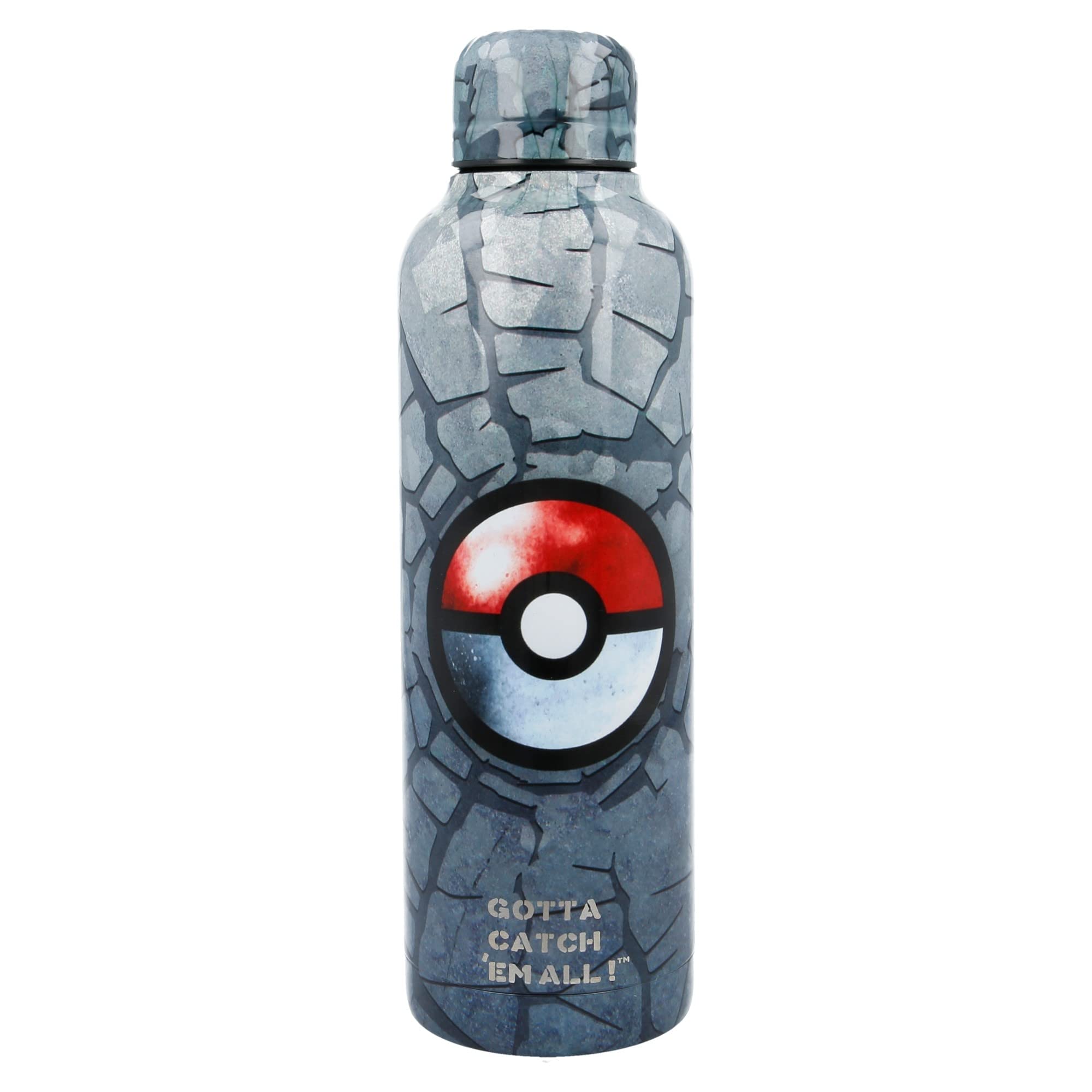 Bouteille d'eau thermique réutilisable en acier inoxydable à double isolation Pokemon de 515 ml