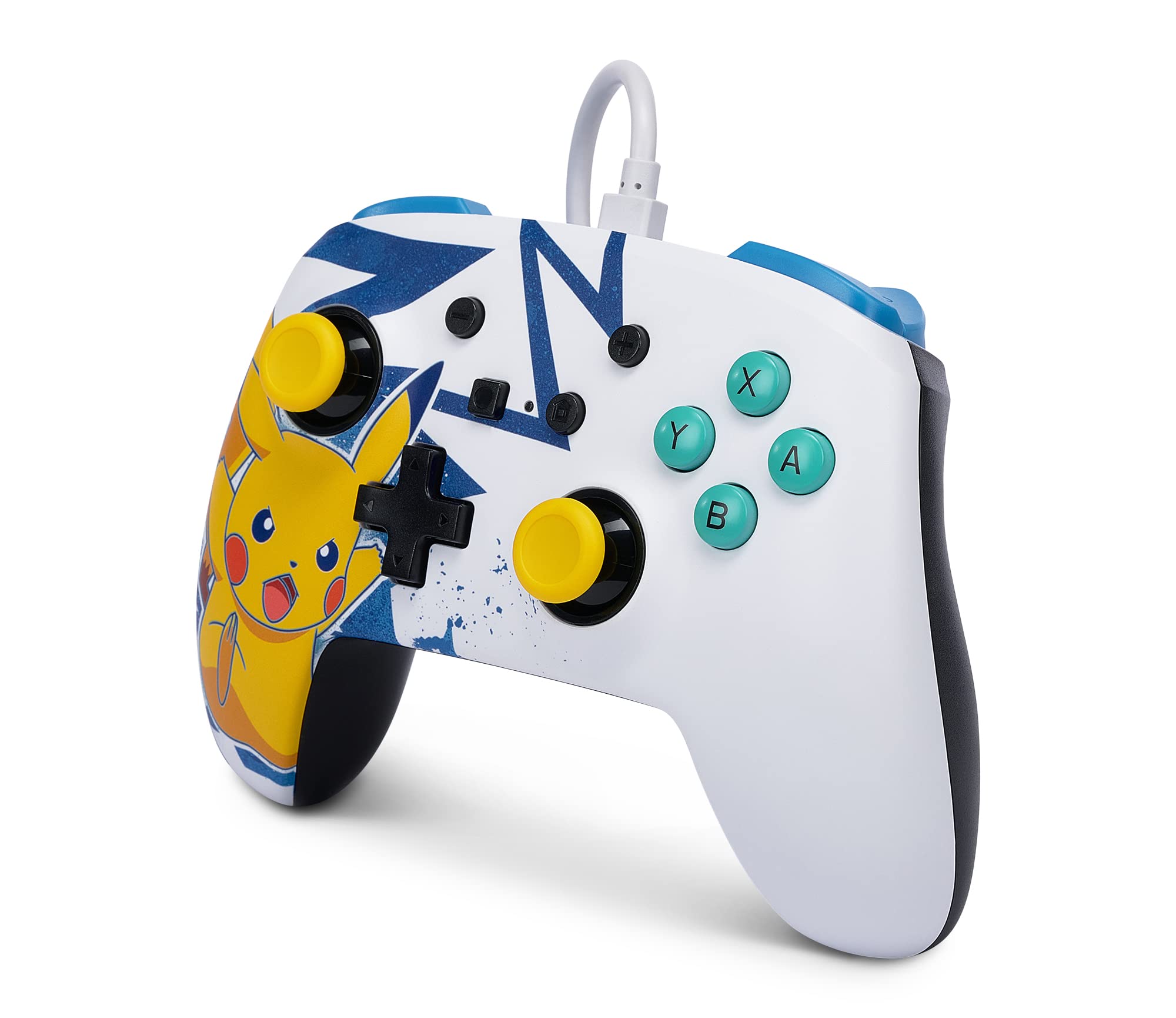 Mando Nintendo Switch Powera Mejorado Con Cable Pikachu High Voltage - Edición especial