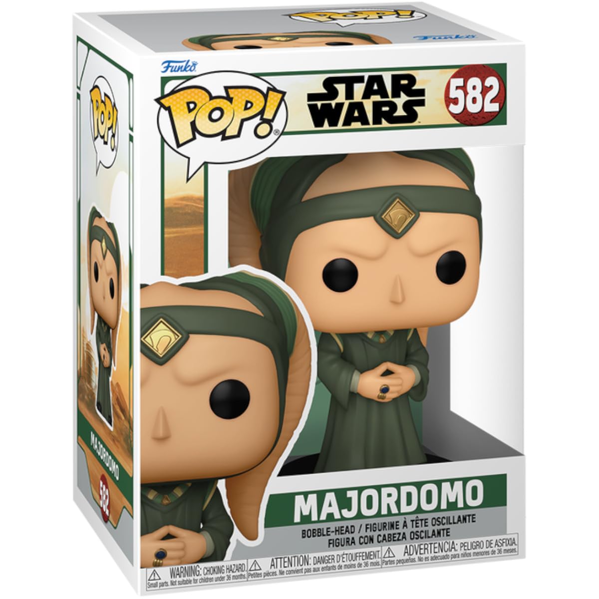 Funko Pop! Star Wars: Bobf - Majordomo - Star Wars: The Book Of Boba Fett - Figura De Vinilo Coleccionable - Idea De Regalo- Mercancia Oficial - Juguetes Para NiñOs Y Adultos - Tv Fans