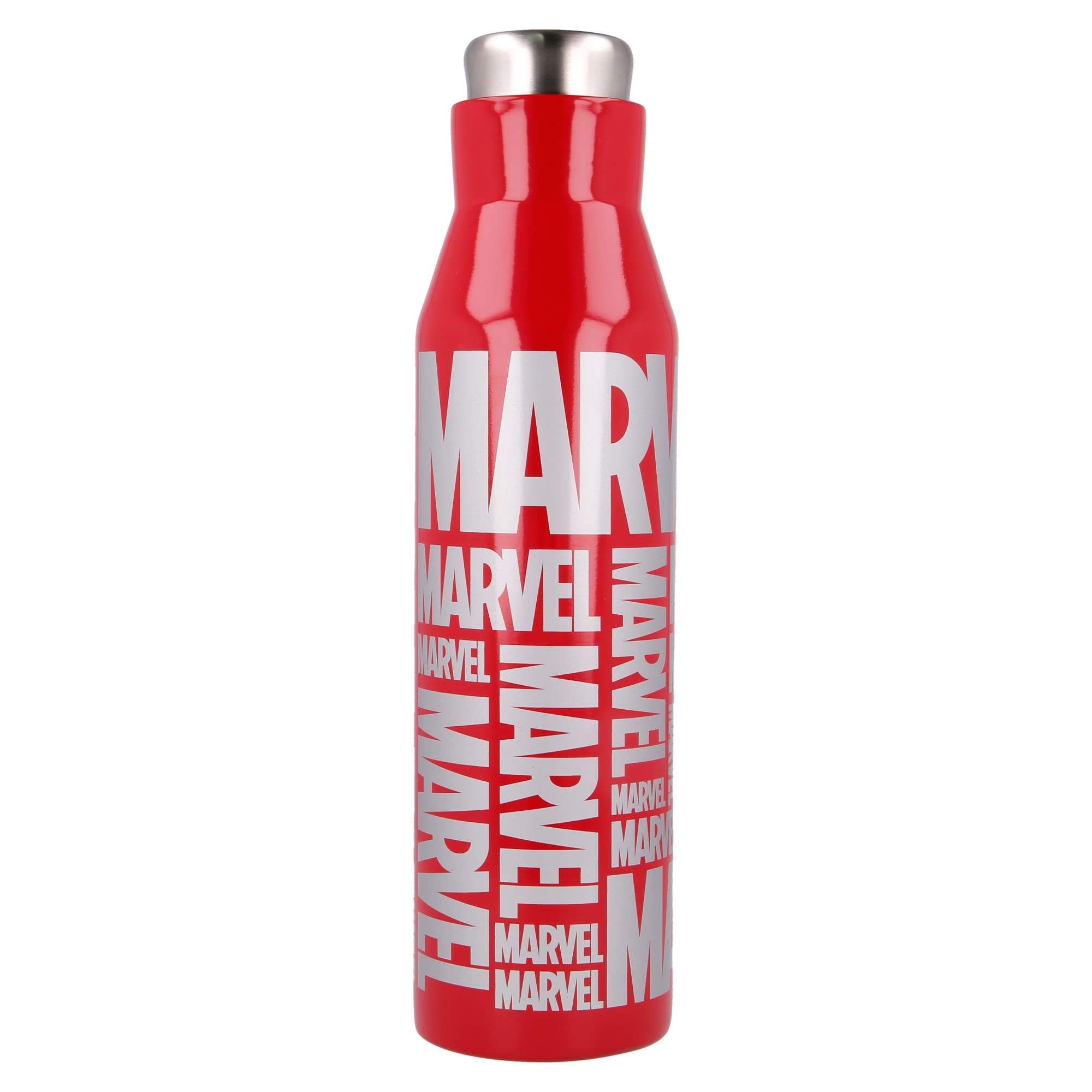 Botella Reutilizable TéRmica De Acero Inoxidable De 580 Ml De Marvel