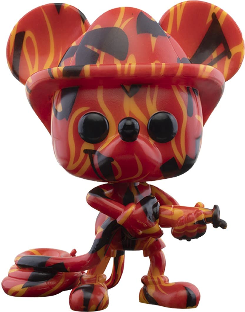 Funko Pop! Art Series Disney Mickey Bombero #19 Edición Especial | Vinyl Coleccionable con Estuche