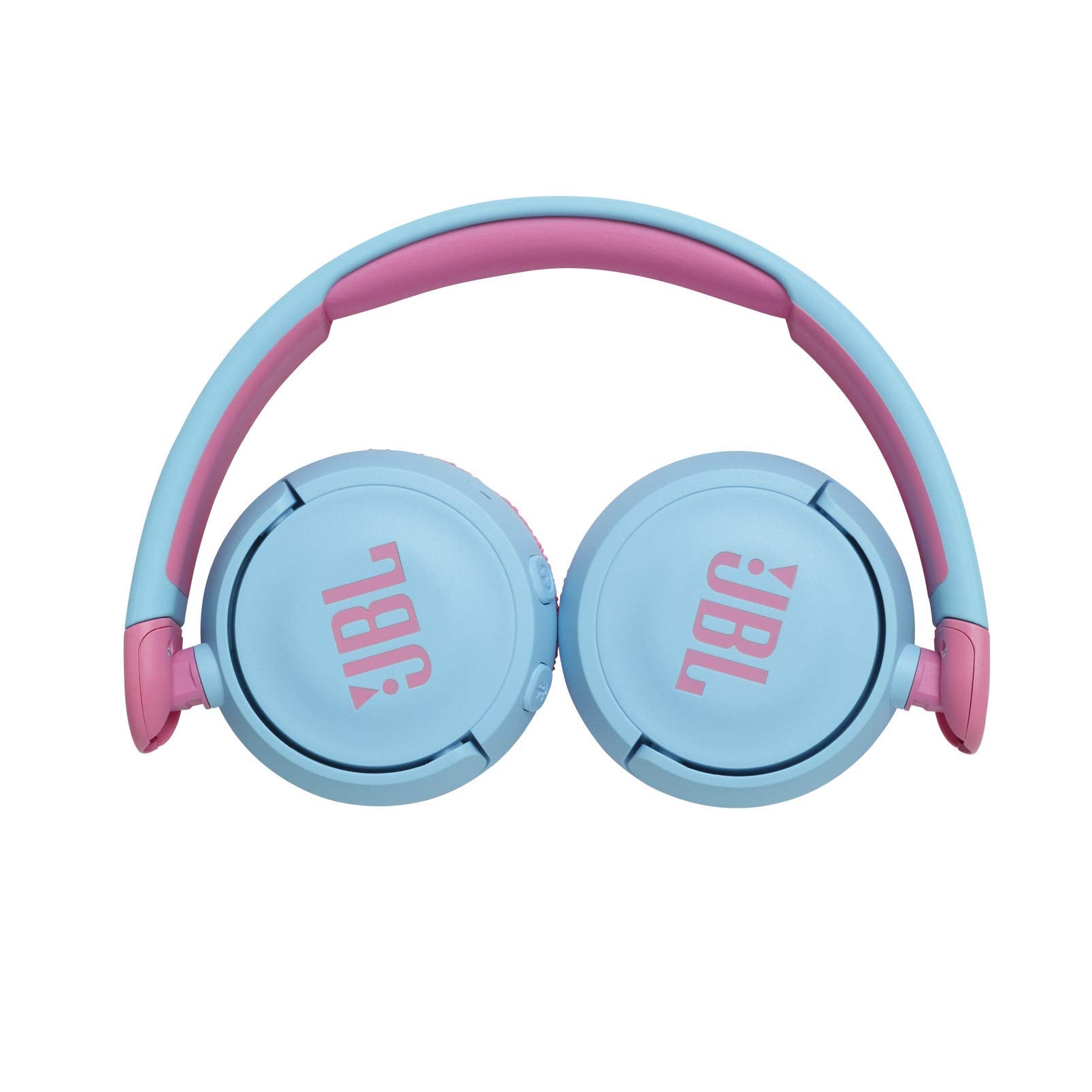 JBL JR 310 Auriculares inalámbricos para niños, con Bluetooth y volumen reducido, auriculares supraaurales cómodos y ligeros, con micrófono, hasta 30 horas de reproducción, azul