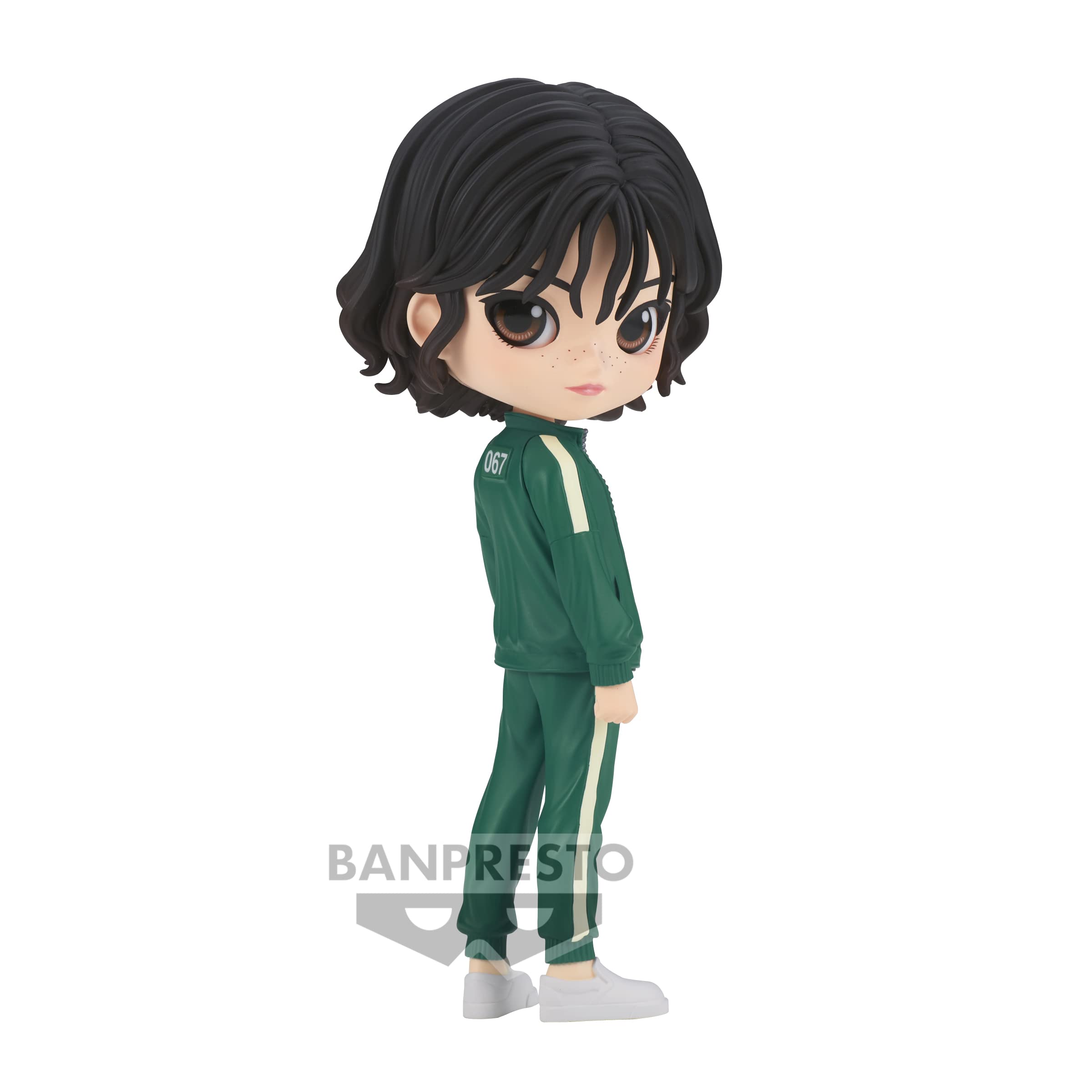Banpresto - Figura Q Posket Kang Sae Byeok El Juego Del Calamar, 14 Cm, Bp19655, Multicolor