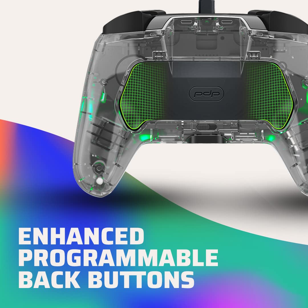 Manette filaire PDP Afterglow Deluxe, noire (prismatique) (Nintendo Switch)