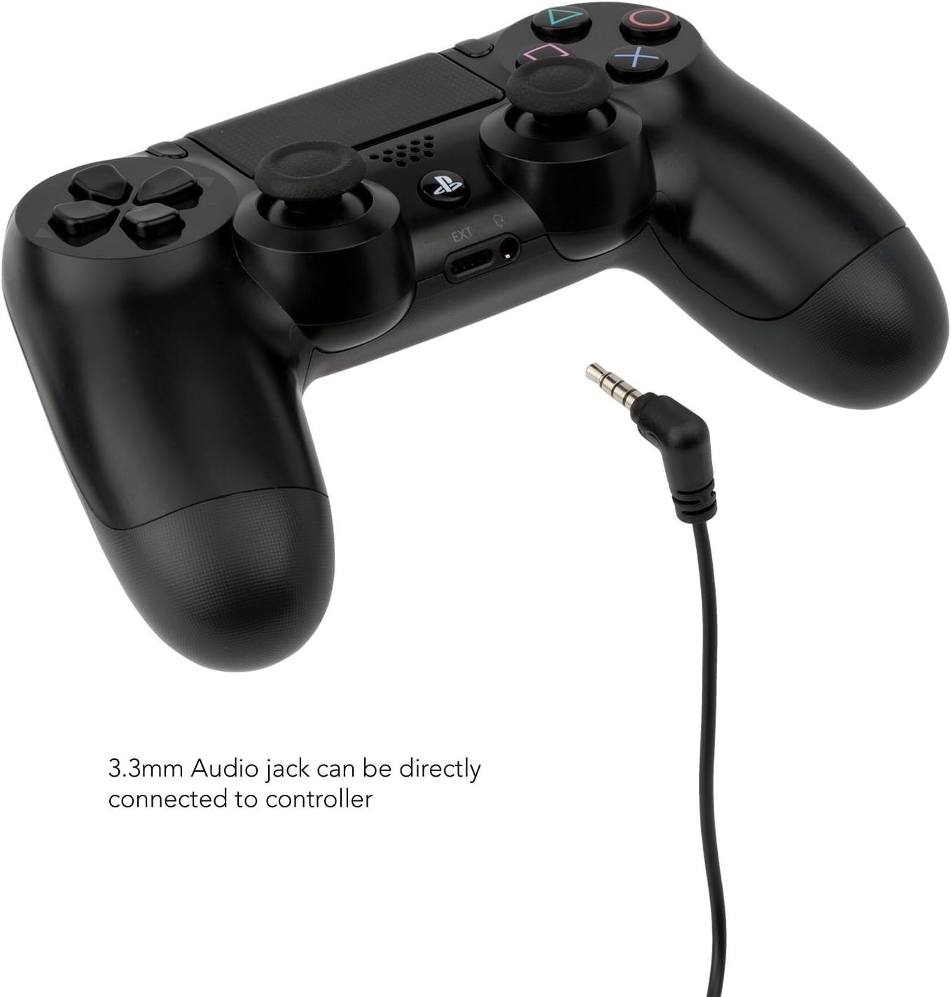 PDP Auriculares Chat Mono LVL 1 PS4 – Ligero, Micrófono con Supresión de Ruido y Diadema Ajustable, Compatible con PC/Mac