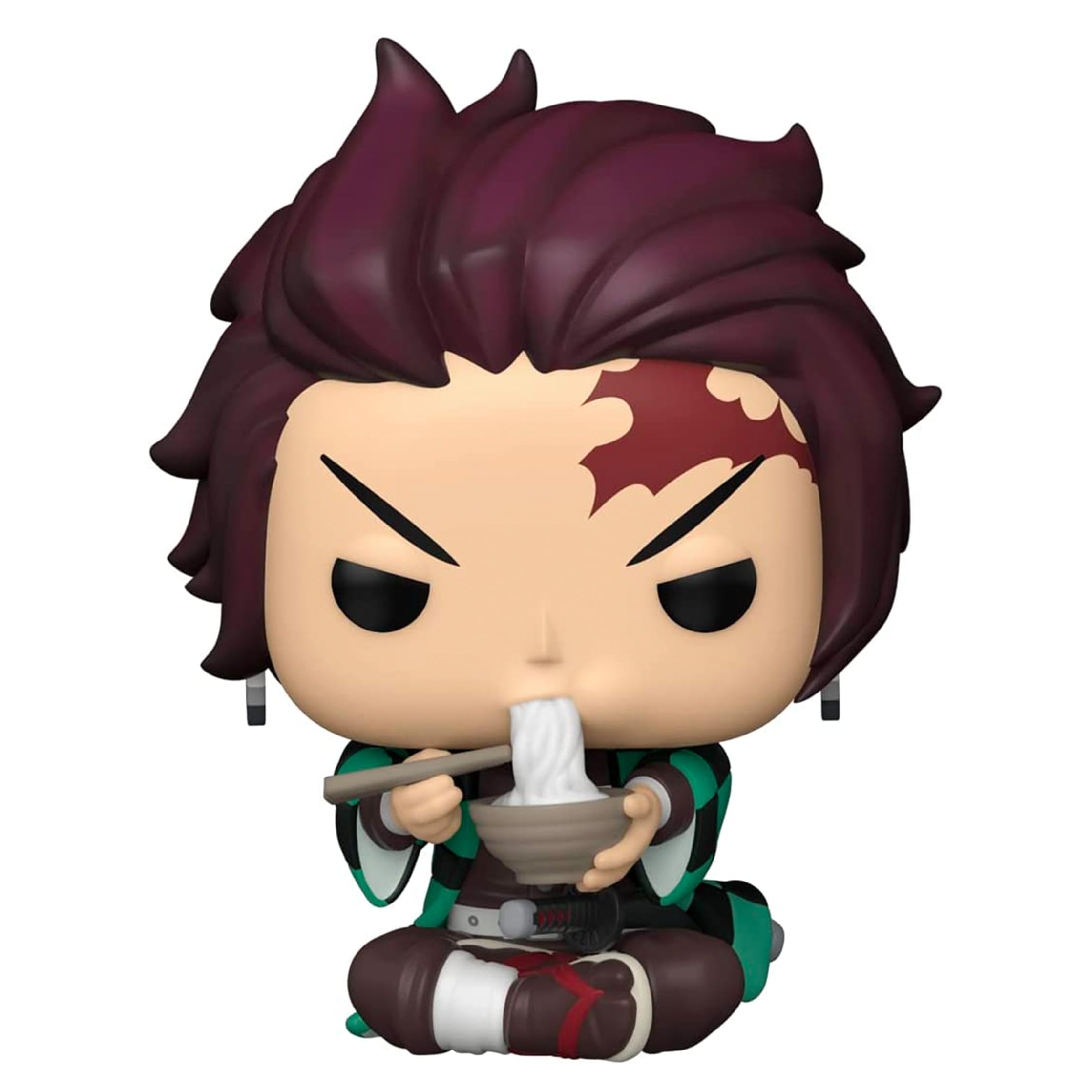 Funko Pop! Animation: Demon Slayer - Tanjiro With Noodles - Guardianes De La Noche - Figura De Vinilo Coleccionable - Idea De Regalo - Mercancia Oficial - Juguetes Para NiñOs Y Adultos - Anime Fans