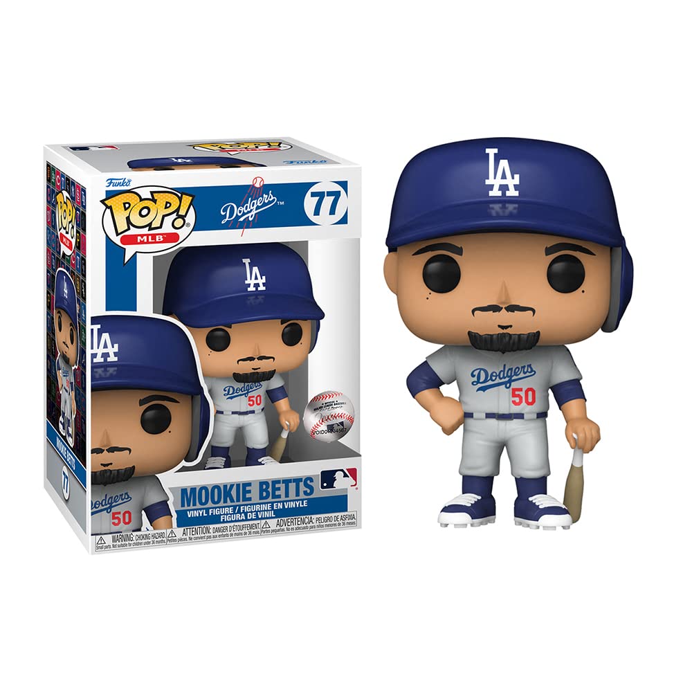 Funko Pop! Mlb: Dodgers - Mookie Betts - (Alt Jersey) - Figura De Vinilo Coleccionable - Idea De Regalo- Mercancia Oficial - Juguetes Para NiñOs Y Adultos - Sports Fans - MuñEco Para Coleccionistas