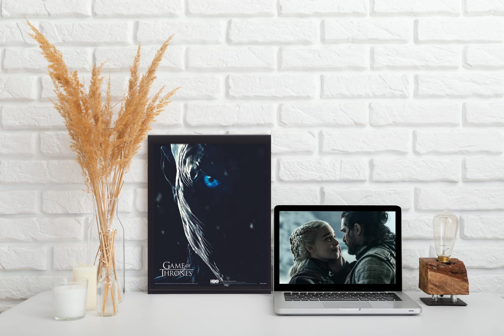 Pyramid International Game Of Thrones - Figura De Vinilo Poster 3d Jon Snow Vs. Night King