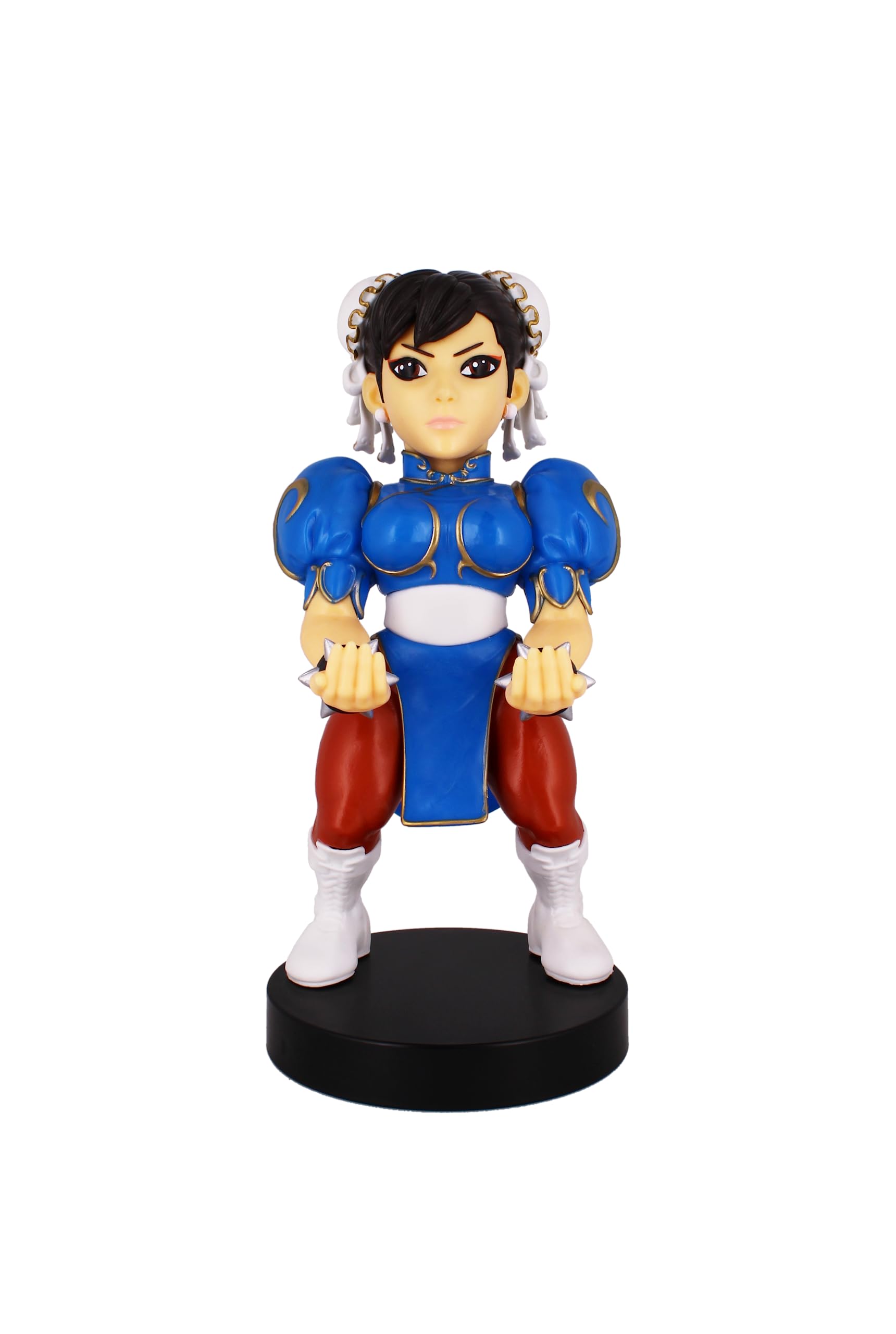Exquisite Gaming - Cable Guy Chun Li, Soporte De SujecióN Y Carga Para Mando De Consola Y/O Smartphone De Tu Personaje Favorito Con Licencia De Street Fighter, Producto Con Licencia Oficial