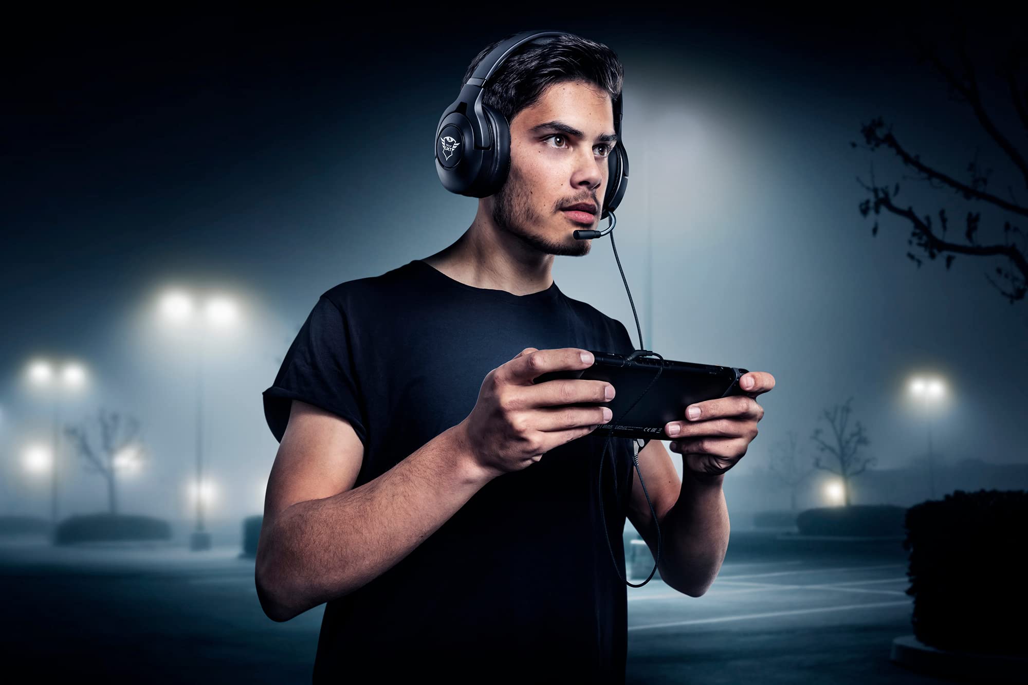 Trust Gxt 420 Rath Auriculares Gaming Con MicróFono RetráCtil Y Un Sonido Potente, Multiplataforma, Negros