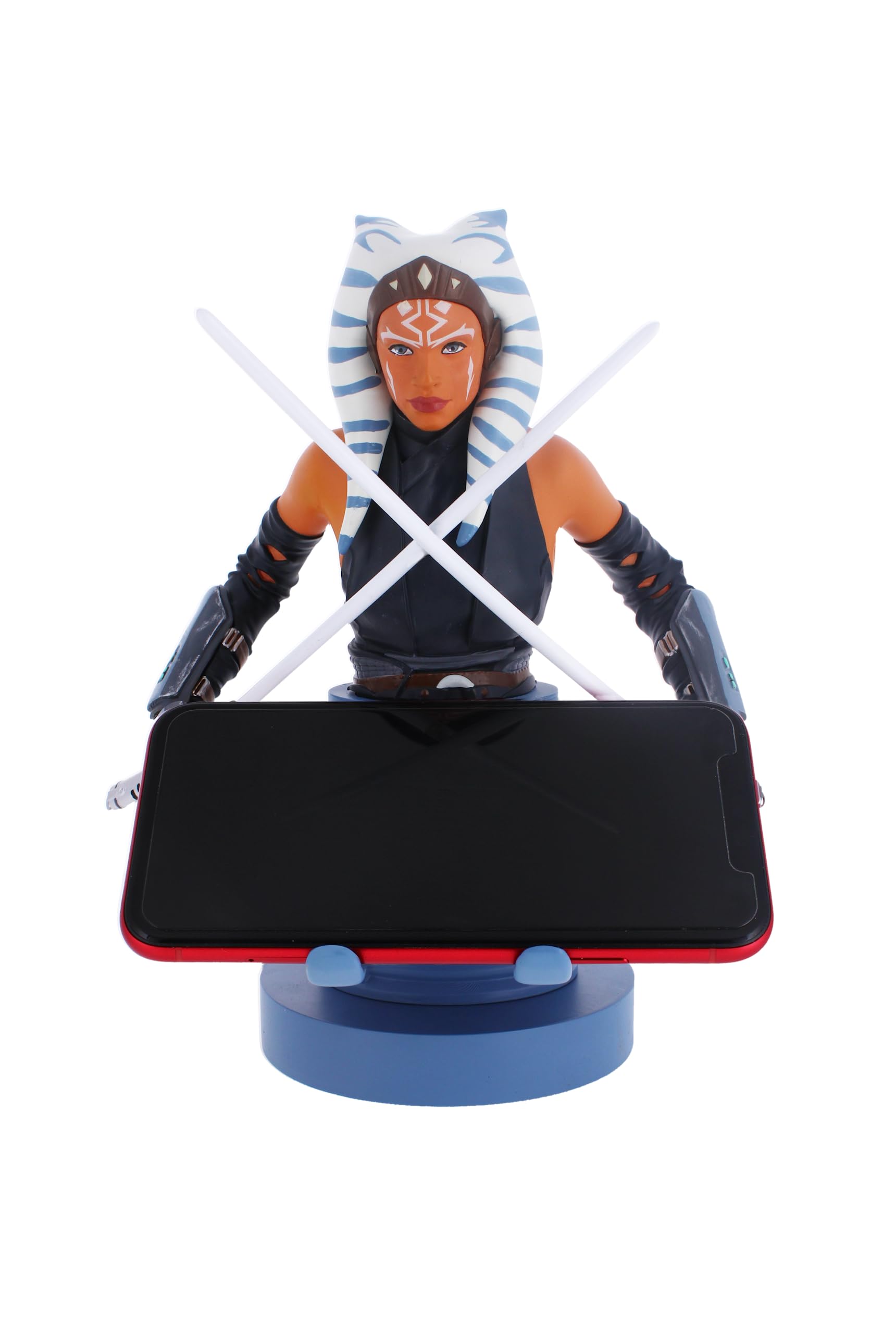 Cable Guys - Star Wars Ahsoka Tano Gaming Accessories Holder & Phone Holder For Most Controller ( XBOX - , Play Station, Nintendo Switch) & Phone