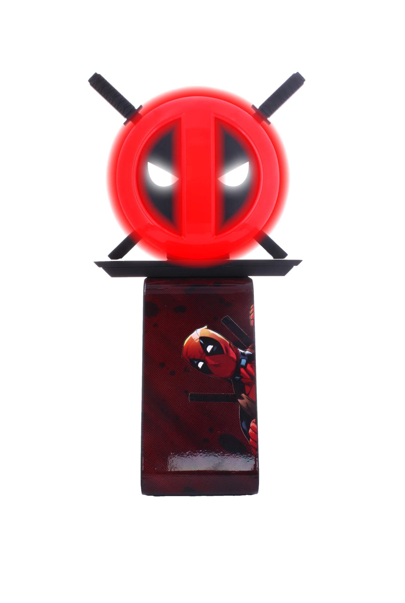 Cable Guys Ikon Charging Stand - Marvel Deadpool Gaming Accessories Holder & Phone Holder For Most Controllers ( XBOX - , Play Station, Nintendo Switch) & Phone