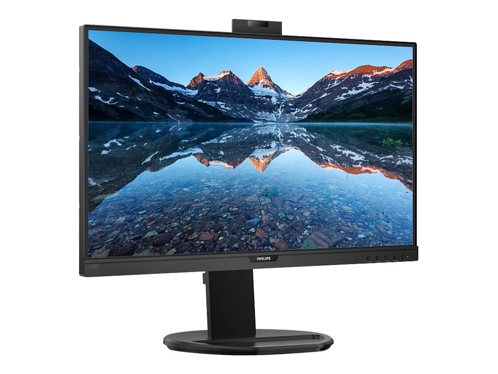 Monitor Philips 276B9H 27'/ QHD/ Webcam/ Multimedia/ Regulable en altura/ Negro
