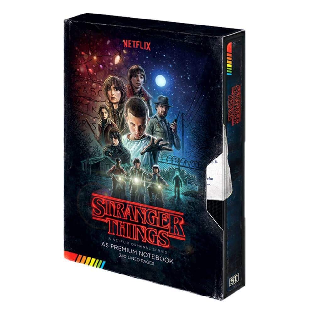 Stranger Things Cuaderno De Notas A5 Premium (Vhs)