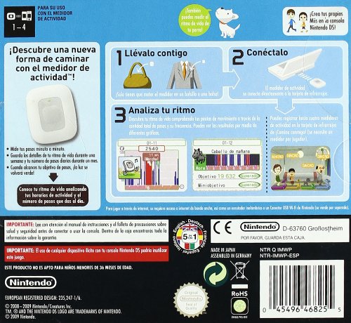 Nintendo Camina Conmigo - Videojuego Para DS Con 2 Medidores De Actividad Fitness