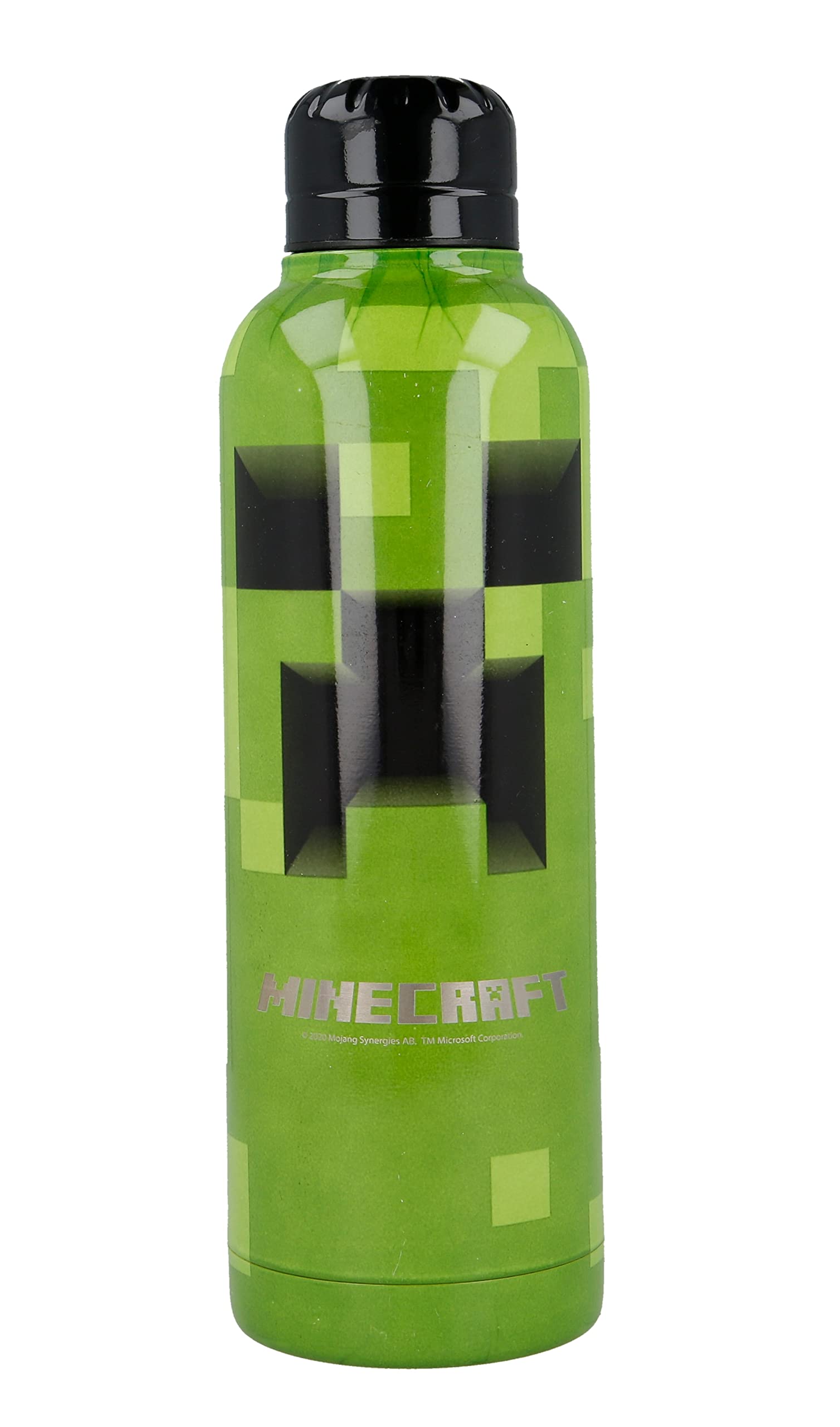 Botella De Agua Reutilizable TéRmica De Acero Inoxidable Con Doble Aislamiento De 515 Ml De Minecraft