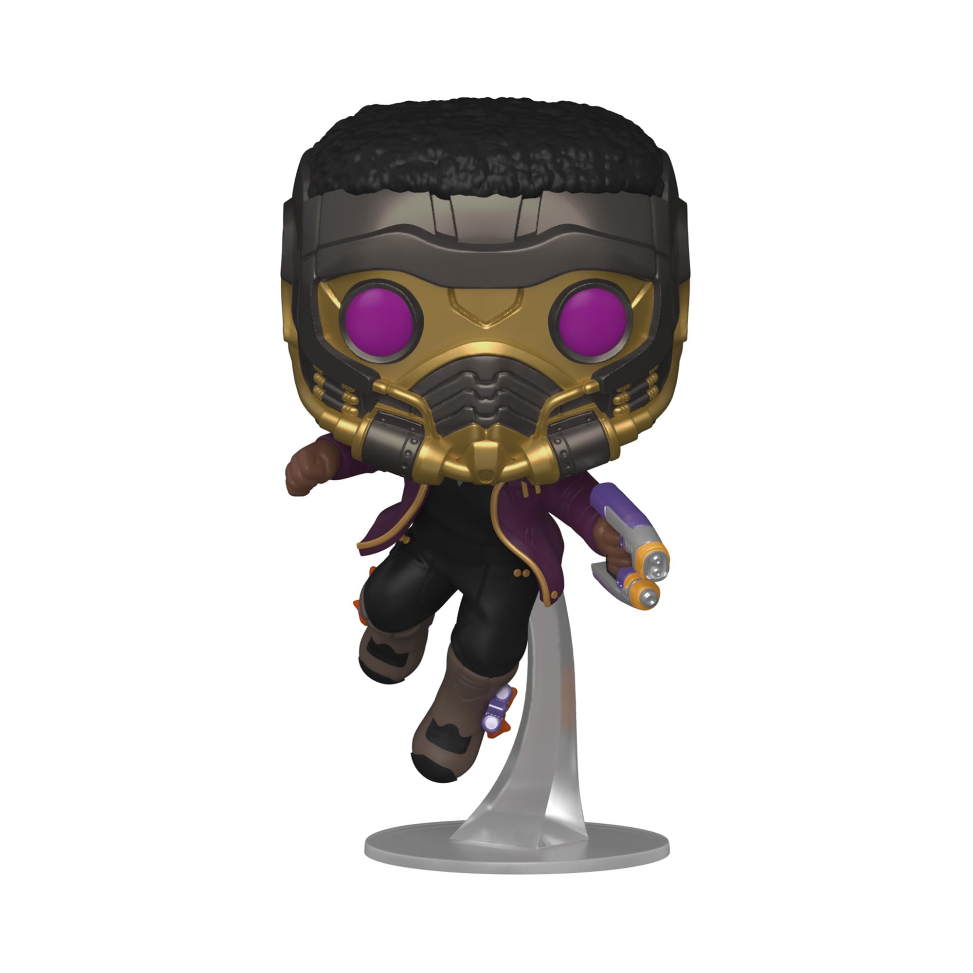 Funko Pop! Marvel: Marvel - What If- T’Challa Star-Lord - Marvel What If - Figura De Vinilo Coleccionable - Idea De Regalo- Mercancia Oficial - Juguetes Para NiñOs Y Adultos - Tv Fans
