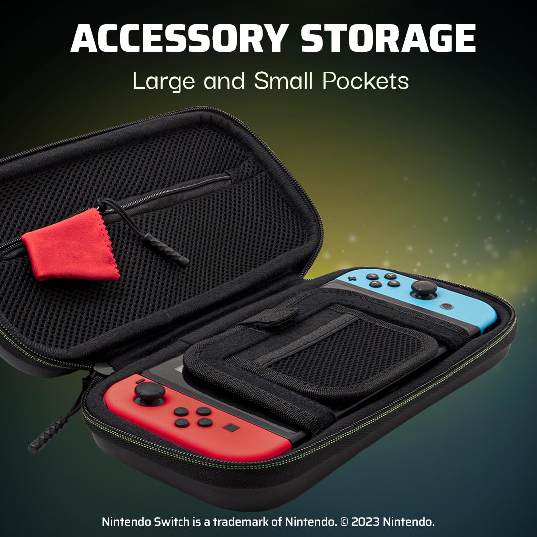 Funda Pdp Plus Glow Super Star ( NINTENDO SWITCH - /Switch Lite/Switch OLED) - Almacenamiento para viaje