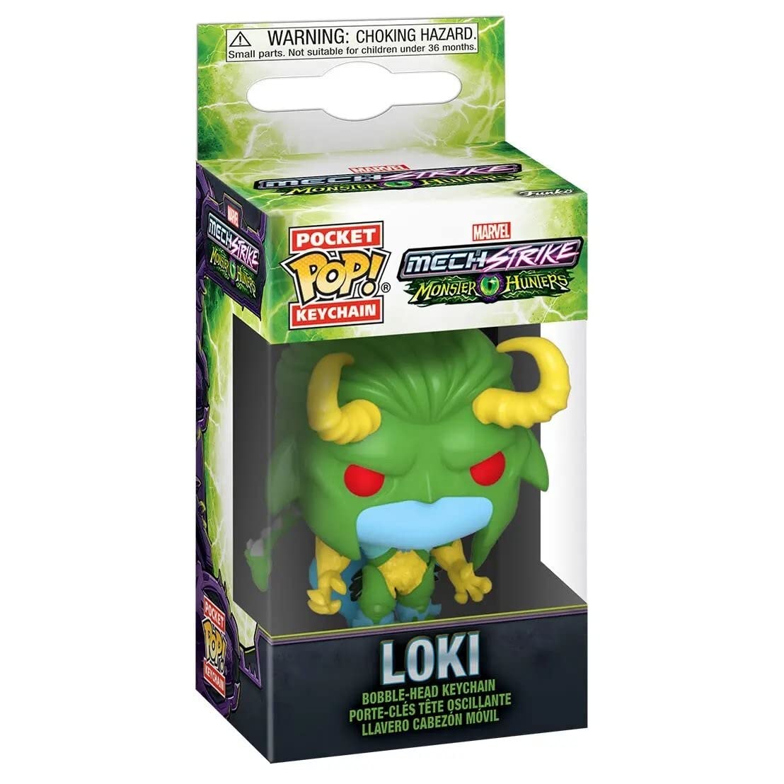 Llavero Funko Pop! Monster Hunters Loki Marvel Comics - Coleccionable