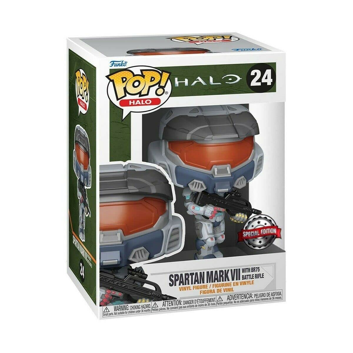 Funko Pop! Mark Vii Con Arma - Halo