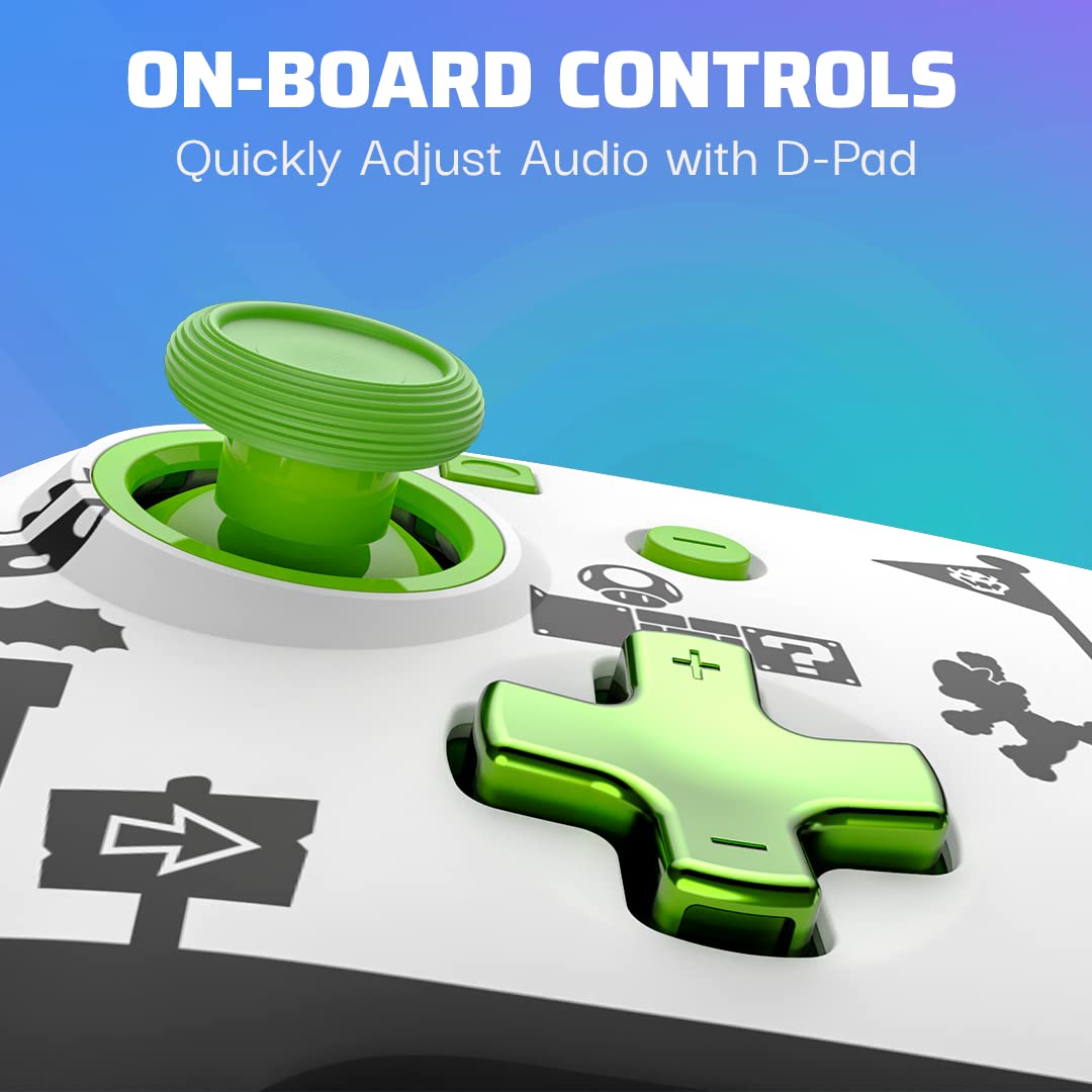 PDP Switch Rematch Manette filaire SUPER MARIO Sous licence officielle Nintendo - Boutons, sticks, déclencheurs et palettes personnalisables - Manettes ergonomiques